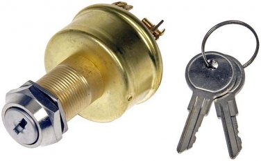 Starter Switch 15amp Universal Brass Metal with 2 Keys 2 screw terminals