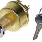 Starter Switch 15amp Universal Brass Metal with 2 Keys 2 screw terminals