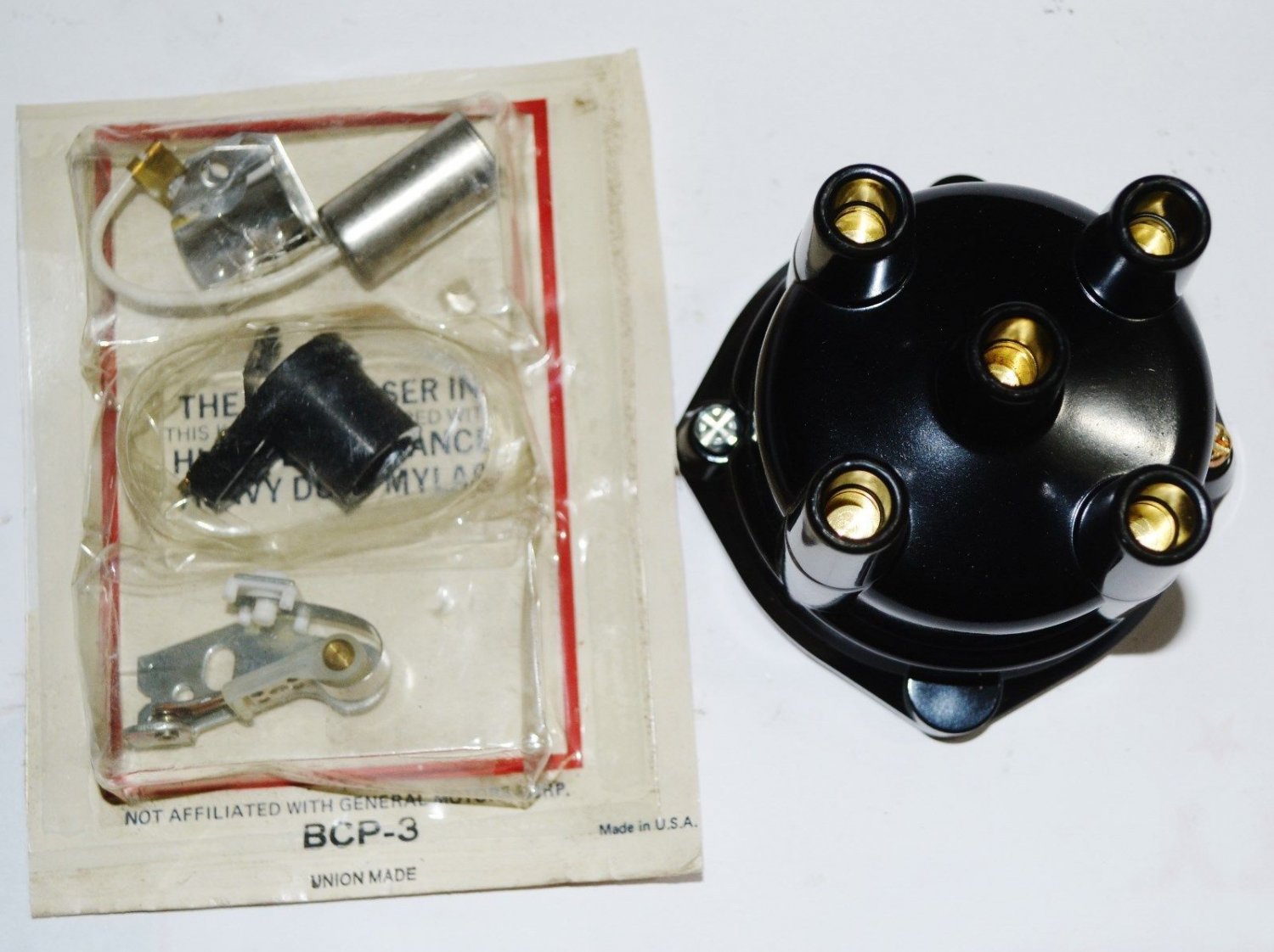 DISTRIBUTOR CAP ROTOR POINTS CONDENSER CHEVROLET Chevy II Nova Vega G10 GMC