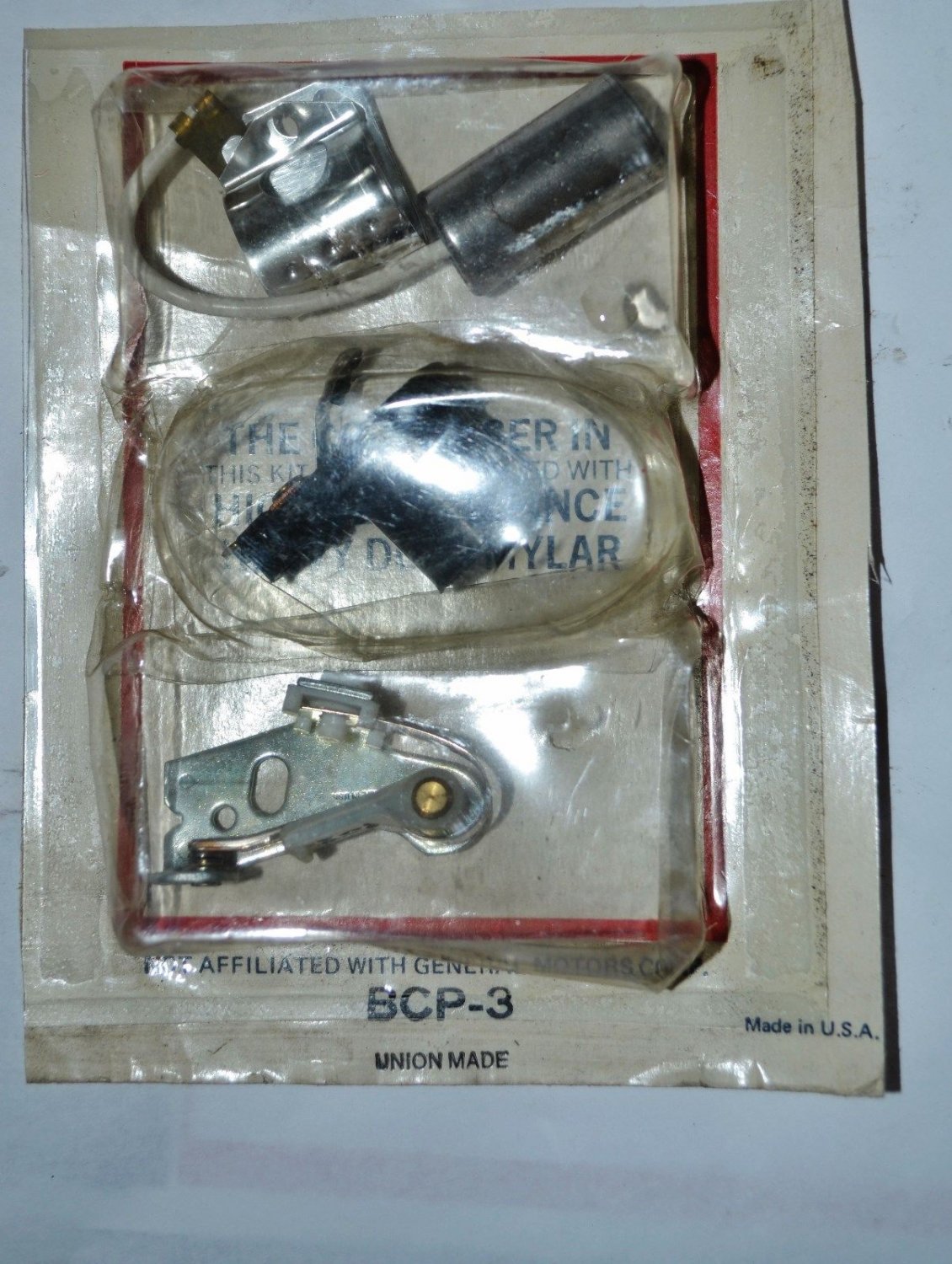 DISTRIBUTOR CAP ROTOR POINTS CONDENSER CHEVROLET Chevy II Nova Vega G10 GMC