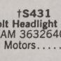 NOS Headlight Switch AMC Javelin AMC AMX 1971 1972 1973 1974 AMC 3632640