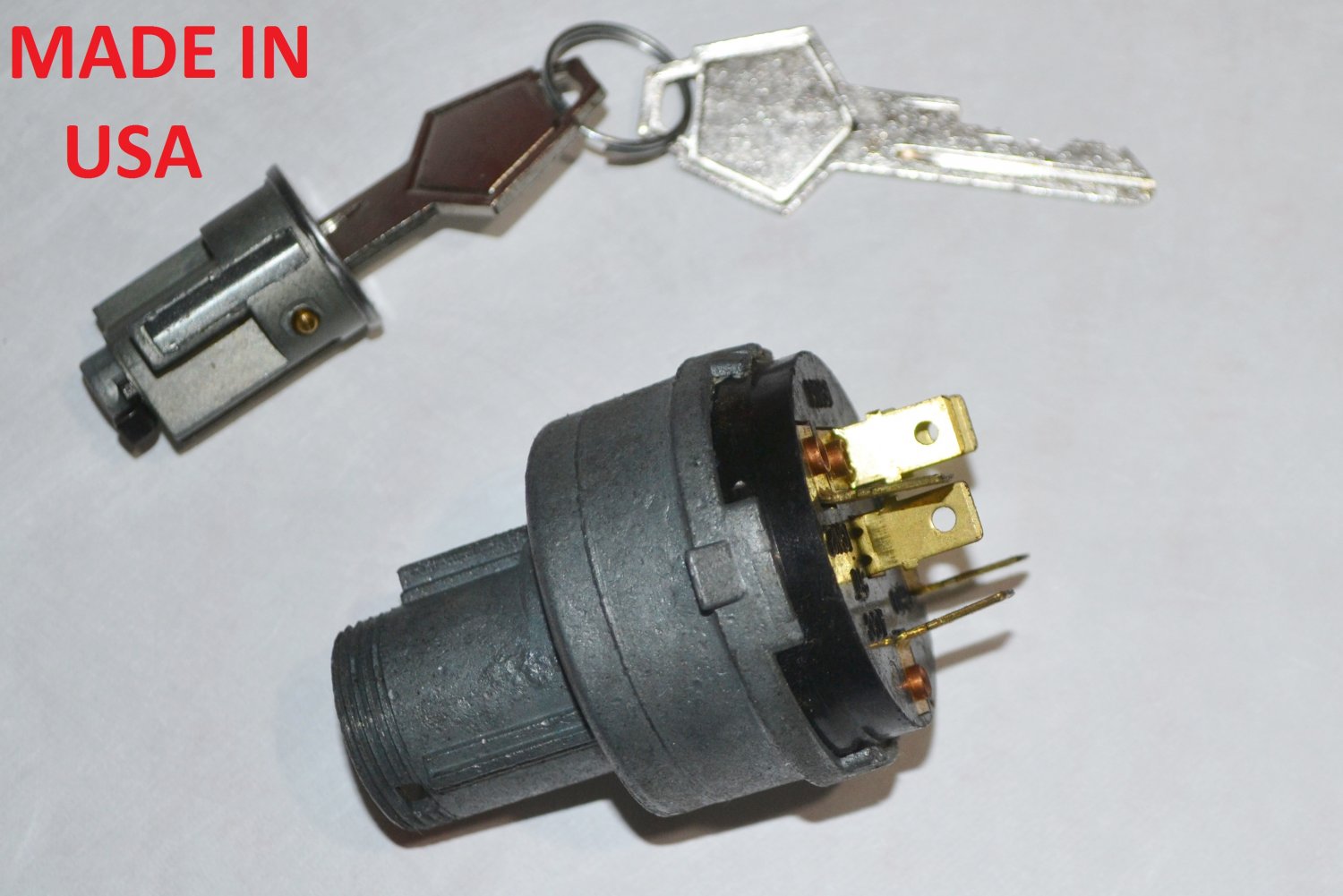 Ignition Switch Lock & Keys CHRYSLER DESOTO PLYMOUTH DODGE 6068 TRUCK