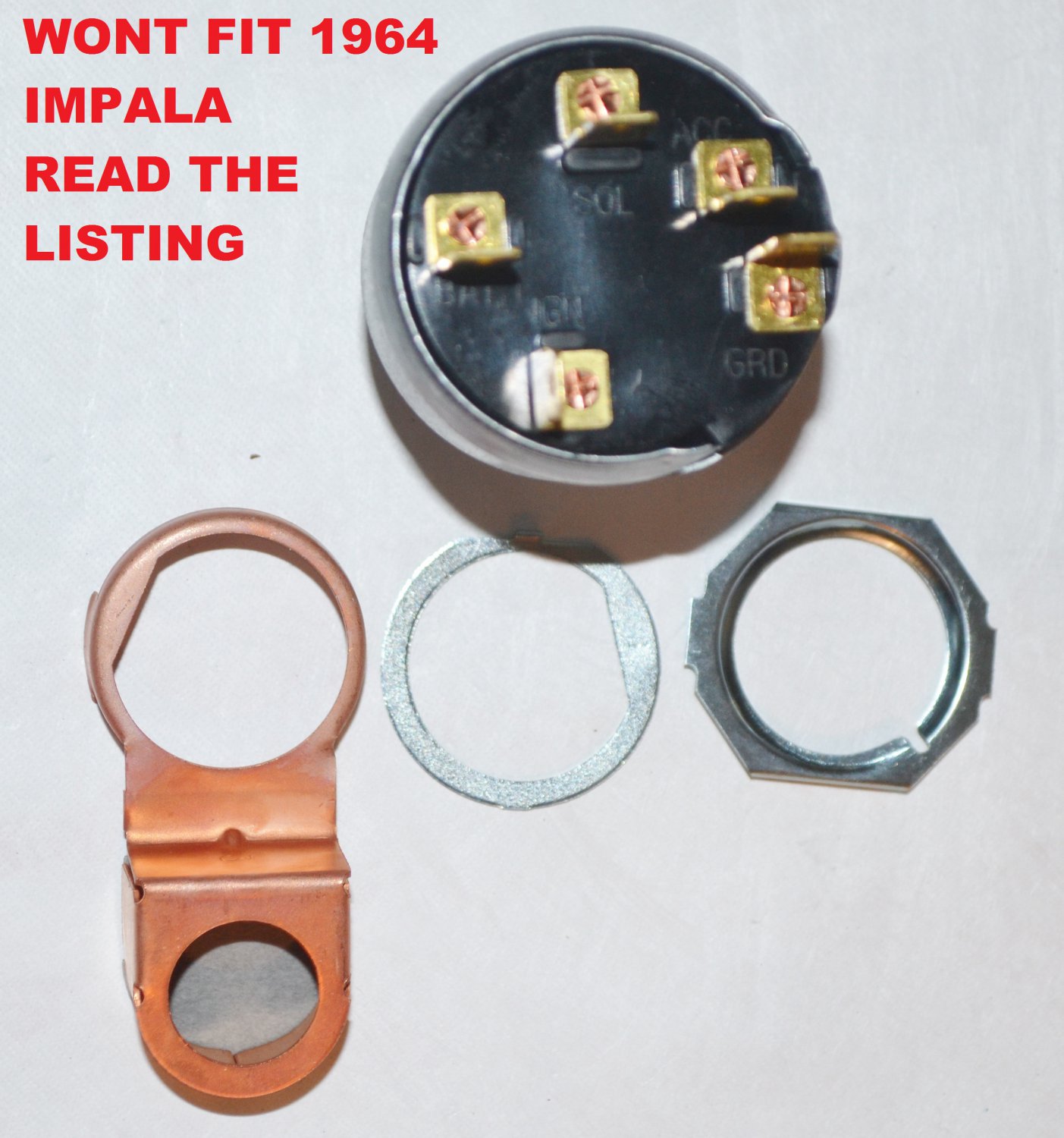 IGNITION SWITCH CHEVROLET IMPALA 1961 1962 1963 Chevy II Nova 1962 1963