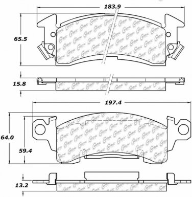 FRONT Brake Pads CADILLAC CHEVROLET ASTRO C1500 C2500 K1500 K2500 TAHOE GM
