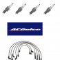 MELROE BOBCAT 642B 742B DELCO SPARK PLUGS & PLUG WIRES Mitsubishi 1.6L 32HP GAS