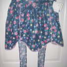 Navy Blue and Pink Poke-A-Dot Vintage Style Apron