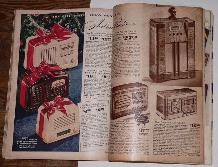 1940 MONTGOMERY WARD Christmas Catalog TOYS Albany NY