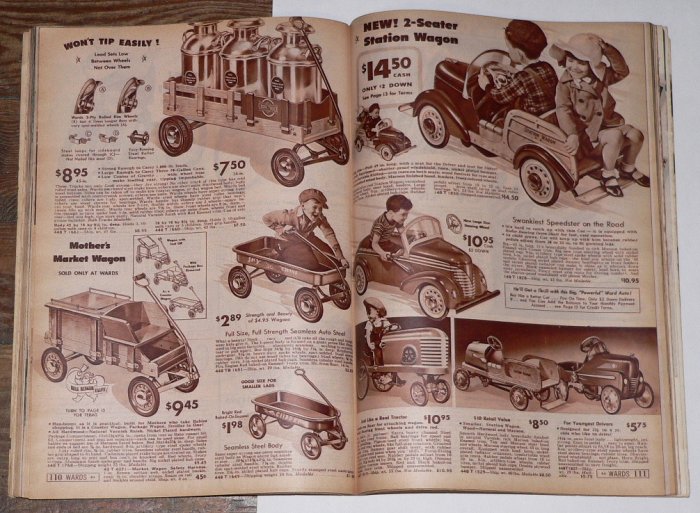 1940 MONTGOMERY WARD Christmas Catalog TOYS Albany NY