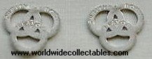2 OLD 3 RING BALLANTINE BEER TOKENS MARKERS PURITY BODY FLAVOR