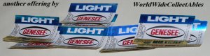 A DOZEN older GENESEE LIGHT BEER BOTTLE LABELS