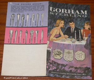 Vintage GORHAM STERLING SILVER Place Settings Brochure