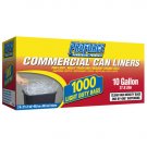 Clear Commercial Can Liners  ( 1000ct  - 10 Gal. )