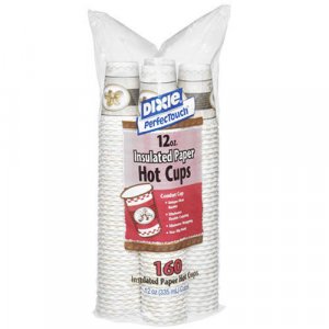 Dixie PerfecTouch Hot Cups  (12 oz. / 160 ct.)