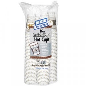 Dixie PerfecTouch Hot Cups  (16 oz. / 140 ct.)