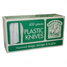 White Plastic Knives  (600ct)