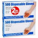 500 Disposable Gloves  (2 Pack / 500 ct. each)