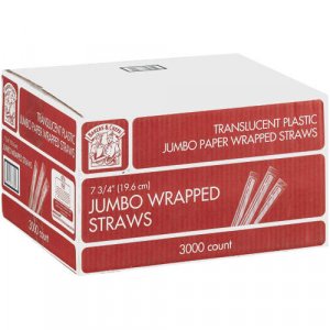 Jumbo Wrapped Straws  (3000ct)