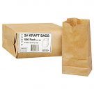 2# Kraft Paper Bags  (500 ct. - 4 5/16" x 2 7/16" x 7 7/8")