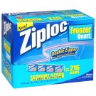 Ziploc - Quart Freezer Bags  (4 Pack / 54 ct. each)