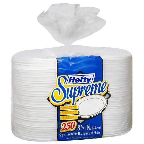 Hefty Supreme Plates (250 ct. / 87/8 in.)