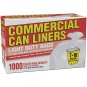 Clear Commerical Can Liners  (7-10 gal / 1000 ct)