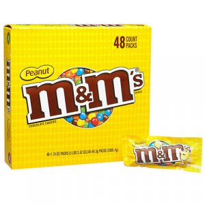 M & M's Peanut Chcolate Candies (48 pack / 1.74 oz. pks.)