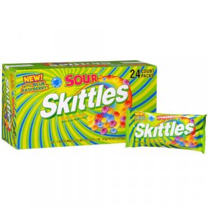 Sour Skittles Candy  (24 pack / 1.8 oz. bags)