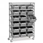 7-Tier Steel Bin Shelf Rack