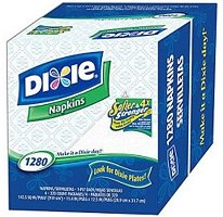 Dixie&Acirc;&reg; - White Paper Napkins  (1280ct)