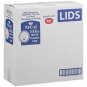 White Plastic Lids  (1000ct. / 8 oz. Size)
