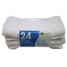 White Wash Cloths  (24ct)