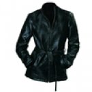 Giovanni Navarre® Italian Stone™ Design Genuine Leather Ladies Jacket - XLARGE