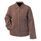 Casual Outfitters™ Ladies Distressed Solid Genuine Suede Leather Jacket - XL