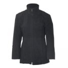 WOMENS BLACK SUEDE JACKET - SIZE:  2X