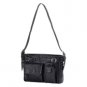 Embassy™ Hand-Sewn Pebble Grain Genuine Leather Purse with Alligator Style Embossing