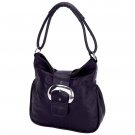 Black Genuine Lambskin Leather Purse