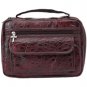 Embassy™ Alligator Embossed Burgundy Genuine Leather Bible Cover - FREE SHIPPING Included
