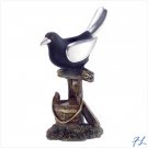 METALLIC BIRD FIGURINE - 38185
