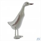 CARVED WOODEN SAGE DUCK - 37667
