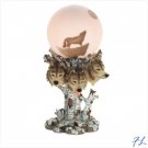 WOLF GLOBE LAMP - 37127