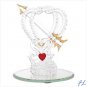 SPUN-GLASS LOVING SWANS - 39626
