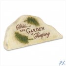 SLEEPING GARDEN STONE/KEYHOLDR - 37204