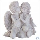 KISSING CHERUBIM SCULPTURE - 34262