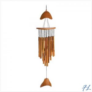 BAMBOO FISH WINDCHIMES - 39713
