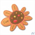 MOSAIC FLOWER STEPPING STONE - 37732