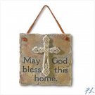 MAY GOD BLESS THIS HOME PLAQUE - 38567