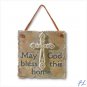 MAY GOD BLESS THIS HOME PLAQUE - 38567