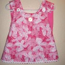 Vintage pink camo butterfly criss cross dress