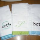 Boy themed Burp cloth set