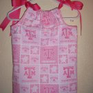 Pink Aggie TAMU pillowcase dress